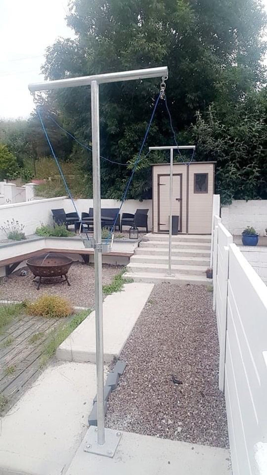 Double clothes base plate